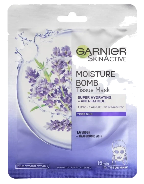 Garnier Maske Skin Active Tissue Lavendel 28g