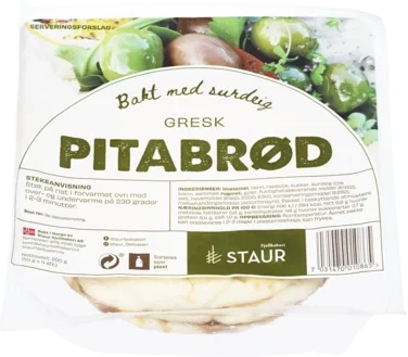 Staur Gresk Pitabrød 200g