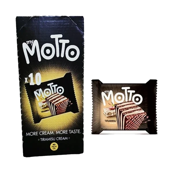 Crispy Wafer Tiramisu (Kartong 10 x 30g)