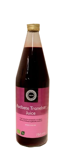 Rødbete & Tranebær Juice 750ml
