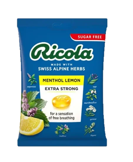 Ricola Menthol Lemon 68g