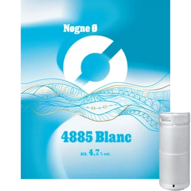 Nøgne Ø 4885 Blanc 20l Stålfat