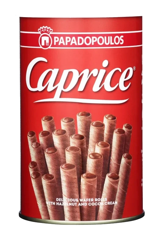 Wafer Rolls m/Hasselnøtt 115g Caprice