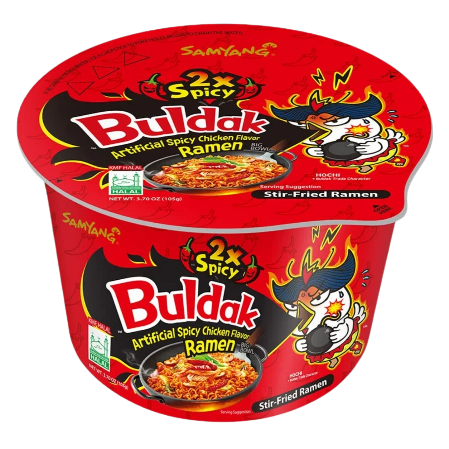 Hot Chicken Ramen 2xspicy Bowl 105g Samyang