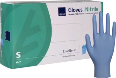 Engangshanske Abena Excellent Ultra Protection S Blå Nitril