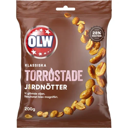 Jordnötter Torrostade