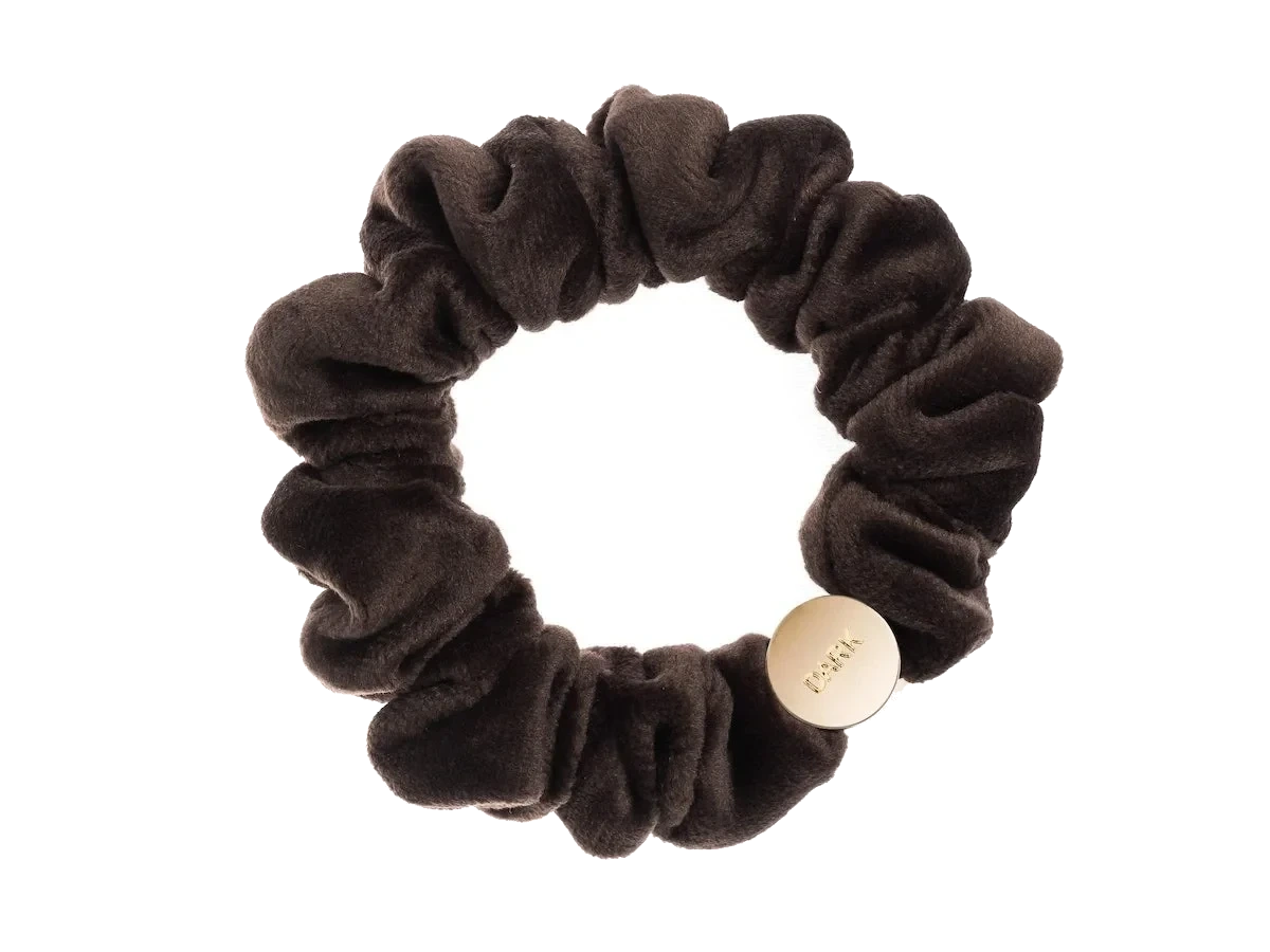 Dark Mini Velvet Scrunchie Hair Braid