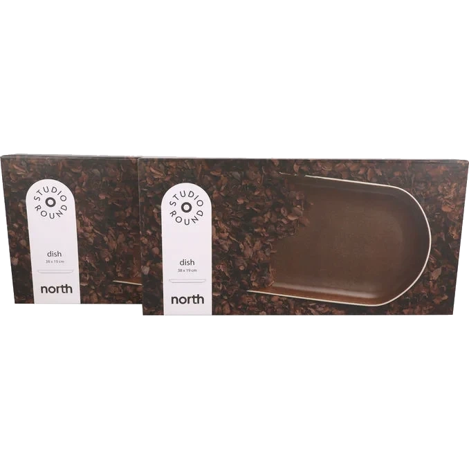 Serveringsfat Vit & Bark 2-pack