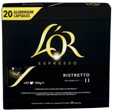 L Or Kaffekaps Ristretto 20stk