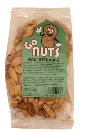 Go Nuts Bali Sterk Mix 150g