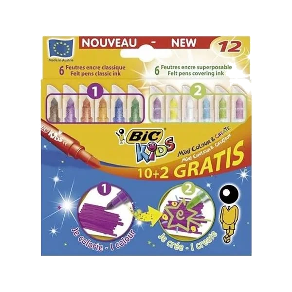 Kids Magiske Tusjer - 12pk