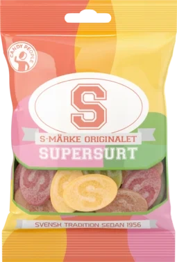S-märke Supersur Sur Gele 80g