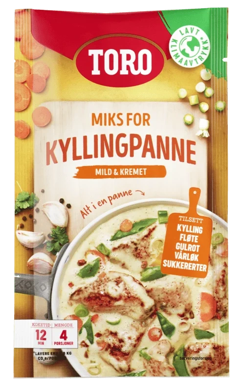 Toro Kyllingpanne Mild&Kremet 63g