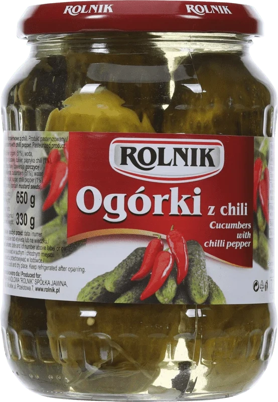 Rolnik Agurk med Chilli 720ml