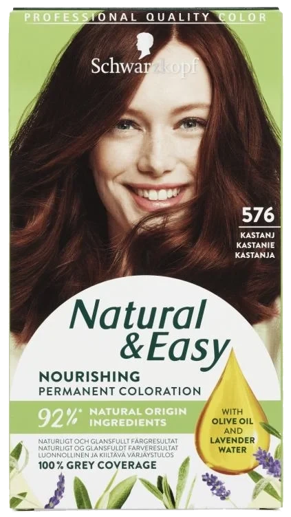 Natural & Easy 576 Kastanje Hårfarge