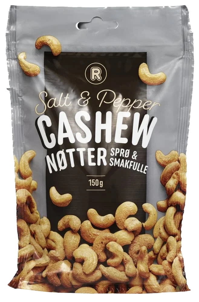 Cashewnøtter med Salt & Pepper