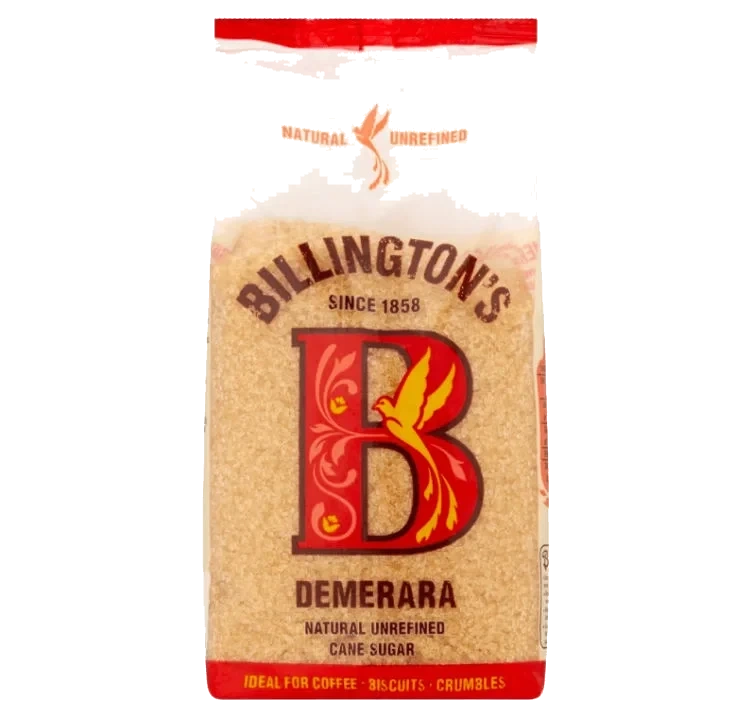 Rørsukker Demerara Uraffinert 500g Billingtons