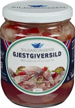 Gjestgiversild 580g Glass Sildakongen