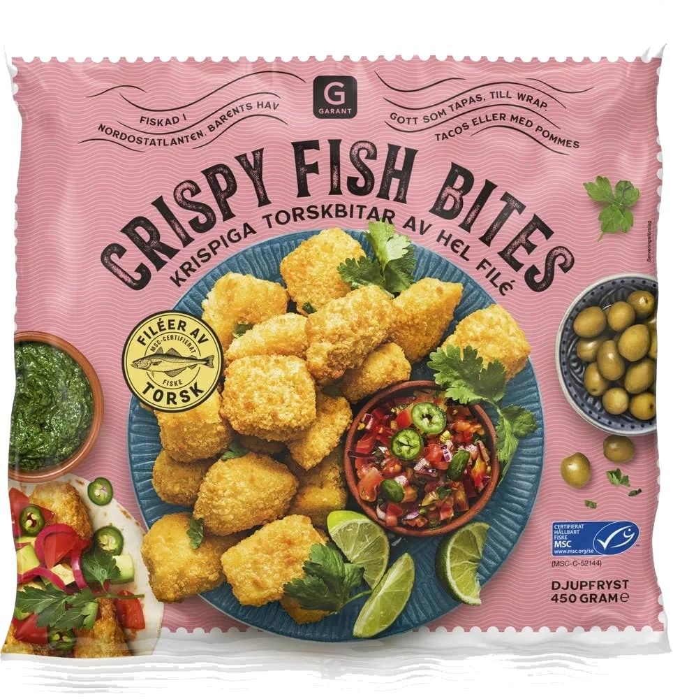 Crispy Fish Bites Fryst MSC