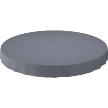 Duk Evolin Rund Sort 180cm