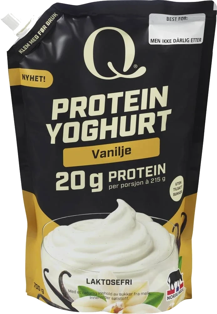 Laktosefri proteinyoghurt vanilje