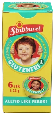 Leverpostei glutenfri 6x22g Stabburet