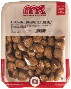Kjøttboller Pannestekte 2,5kg Frys