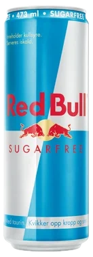 Red Bull Energidrikk Sukkerfri 473ml boks