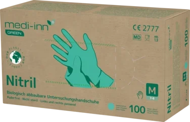 Engangshanske Nitril Pudderfri Biologisk Nedbrytbar