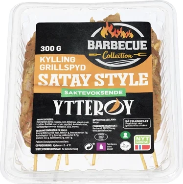 Grillspyd av Kyllingfilet Satay 300g