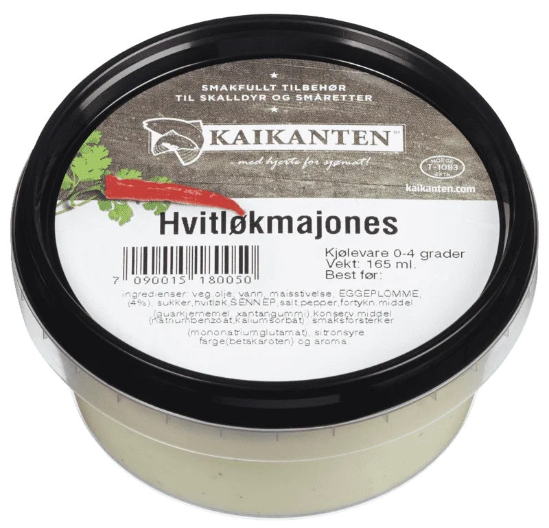 Hvitløkmajones 165ml
