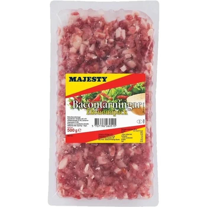 Bacontärningar 500g Majesty