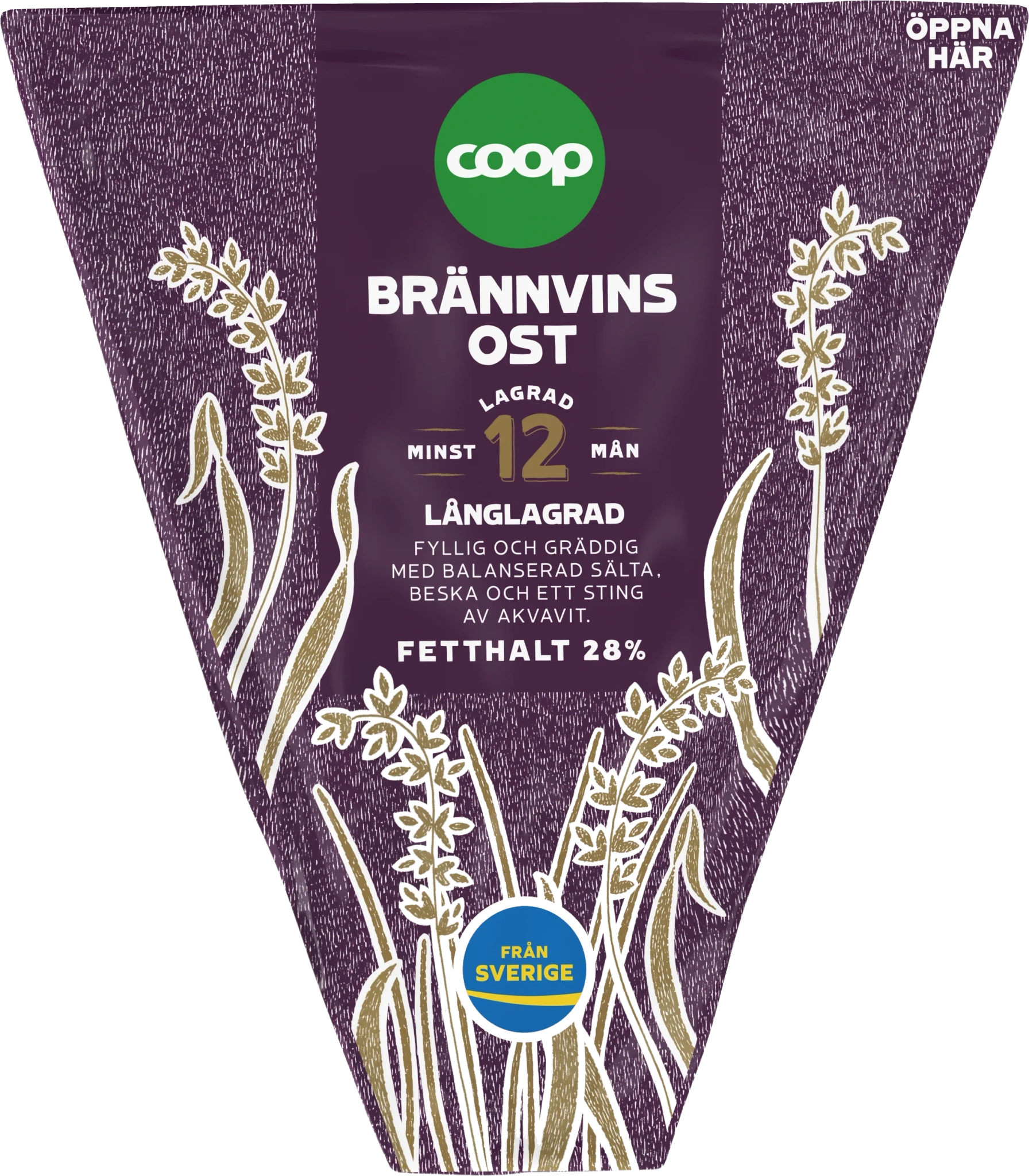 Brännvinsost 12 Mån