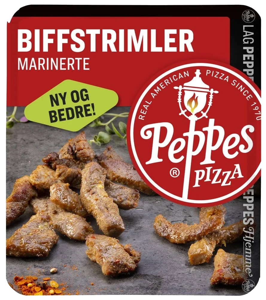 Marinerte biffstrimler