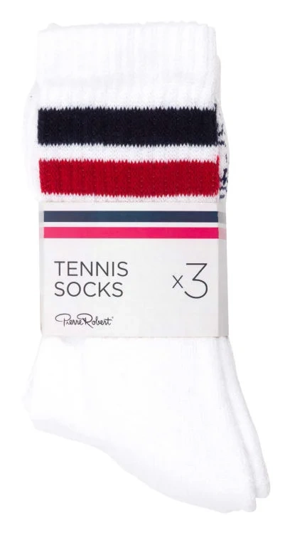 Tennissokker White Mix Pierre Robert