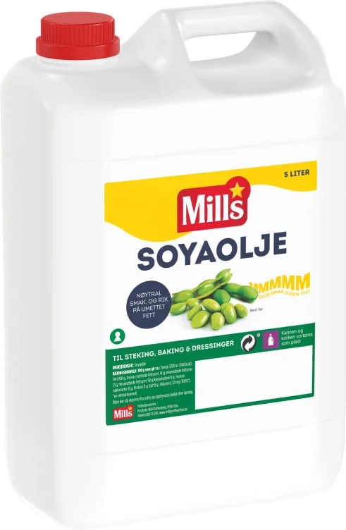 Soyaolje 5l Mills
