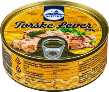 Torskelever 230g Baltika