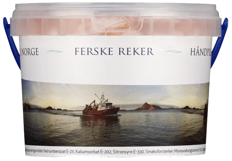 Håndpillede Nordlandsreker 250g Nord Reker