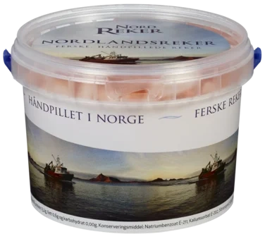 Håndpillede Nordlandsreker 250g Nord Reker
