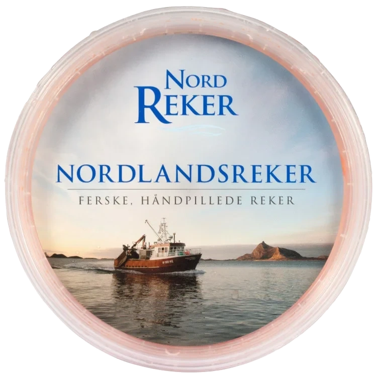 Håndpillede Nordlandsreker 250g Nord Reker