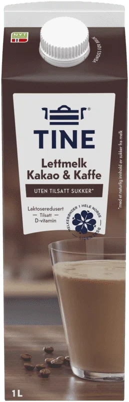 Tine Lettmelk med Kaffe & Kakao 1l