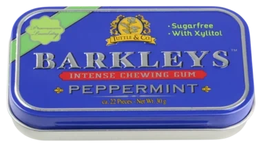 Barkleys Intense Peppermint Gum 30g