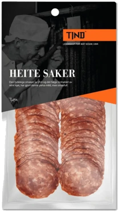 Speka Pølse m/Heite Krydder 80g Tind
