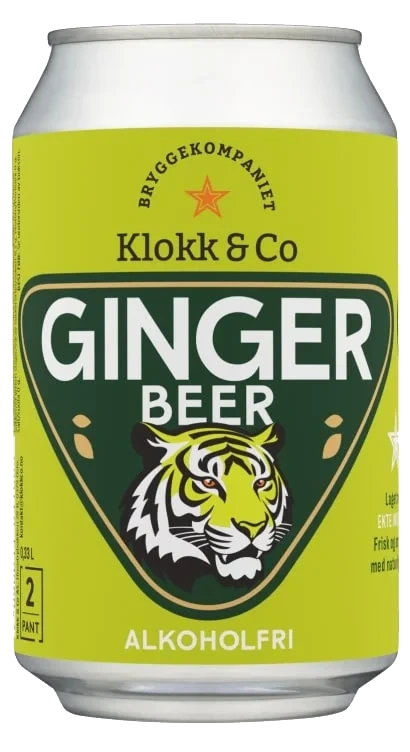 Ginger Beer 0,33l boks Klokk&Co