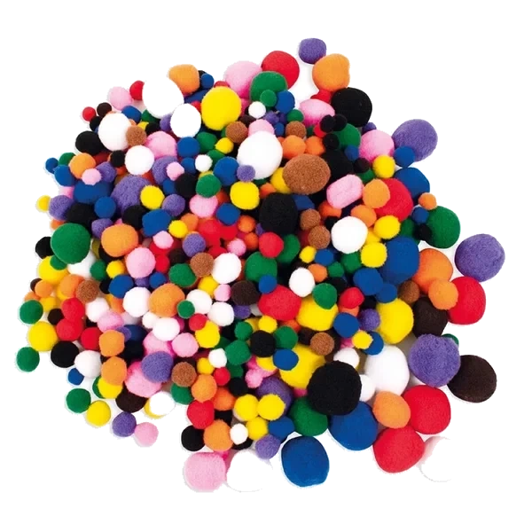 Pompoms Ulike Farger