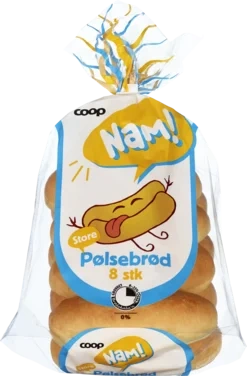 Coop Nam Store Pølsebrød 400g