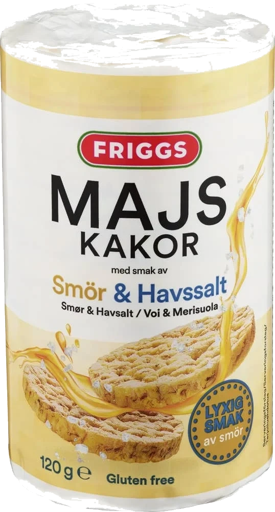 Maiskaker smør & havsalt