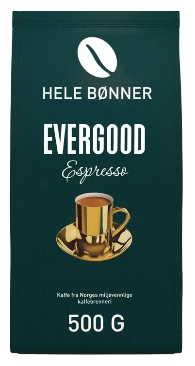 Evergood Espresso Hele Bønner 500g