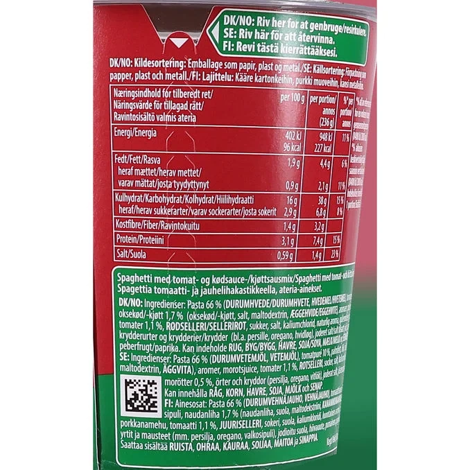 Snack Pot Bolognese 8-pack