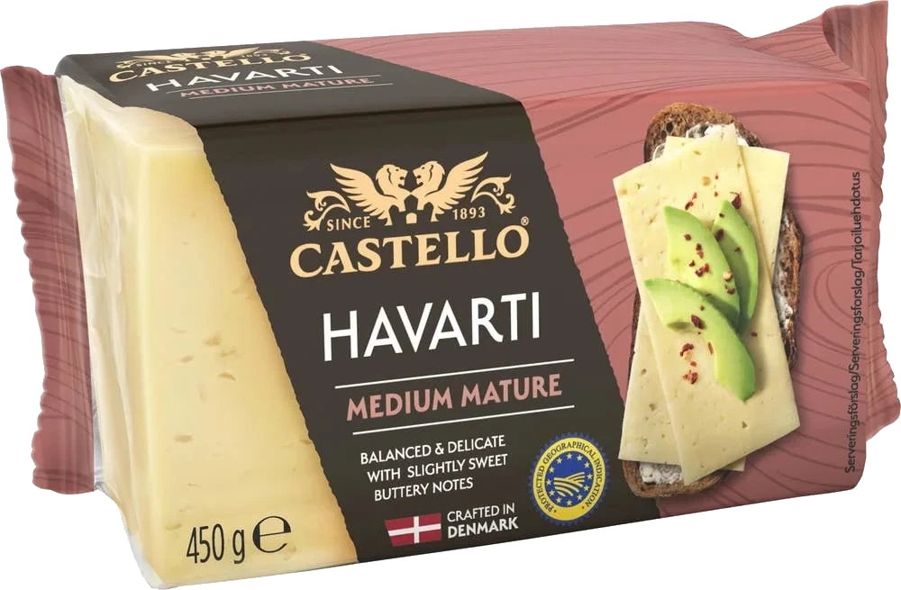 Havarti Medium Mature Hårdost 26%